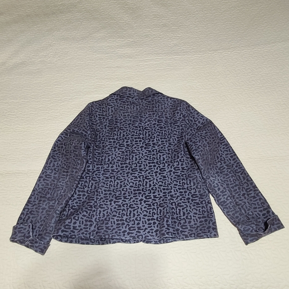 Rafael Leopard Button Down Coat size 14 - Picture 6 of 9